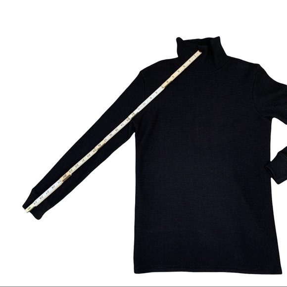 Monrow Rib Knit Mockneck Tunic Top NWT - Picture 8 of 9